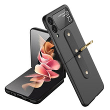 Load image into Gallery viewer, Oil-sprayed Ring PC Phone Case, For Samsung Galaxy Z Flip3 5G