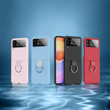 Load image into Gallery viewer, Oil-sprayed Feel Ring PC Phone Case, For Samsung Galaxy Z Flip3 5G