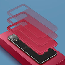 Load image into Gallery viewer, Oil-sprayed Feel Ring PC Phone Case, For Samsung Galaxy Z Flip3 5G