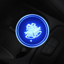 Load image into Gallery viewer, Car AcrylicColorful USB Charger Water Cup Groove LED Atmosphere Light, Bell, Santa Claus, Christmas Deer, Christmas Hat, Christmas Tree, Christmas, Glove, Socks, Snowflake, English Deer, English Christmas, English Tree