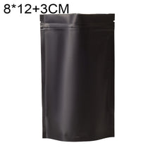 Load image into Gallery viewer, 100 PCS/Set Matte Aluminum Foil Snack Stand-up Pouch, 8x12+3cm, 9x13+3cm, 10x15+3cm, 12x20+4cm