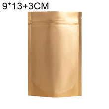 Load image into Gallery viewer, 100 PCS/Set Matte Aluminum Foil Snack Stand-up Pouch, 8x12+3cm, 9x13+3cm, 10x15+3cm, 12x20+4cm