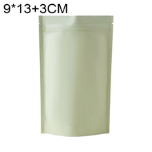 Load image into Gallery viewer, 100 PCS/Set Matte Aluminum Foil Snack Stand-up Pouch, 8x12+3cm, 9x13+3cm, 10x15+3cm, 12x20+4cm