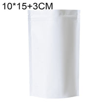 Load image into Gallery viewer, 100 PCS/Set Matte Aluminum Foil Snack Stand-up Pouch, 8x12+3cm, 9x13+3cm, 10x15+3cm, 12x20+4cm