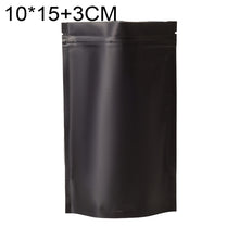 Load image into Gallery viewer, 100 PCS/Set Matte Aluminum Foil Snack Stand-up Pouch, 8x12+3cm, 9x13+3cm, 10x15+3cm, 12x20+4cm