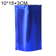 Load image into Gallery viewer, 100 PCS/Set Matte Aluminum Foil Snack Stand-up Pouch, 8x12+3cm, 9x13+3cm, 10x15+3cm, 12x20+4cm