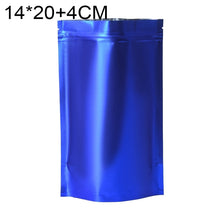 Load image into Gallery viewer, 100 PCS/Set Matte Aluminum Foil Snack Stand-up Pouch, 14x20+4cm, 15x22+4cm, 16x24+4cm, 18x26+4cm, 20x30+5cm