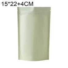 Load image into Gallery viewer, 100 PCS/Set Matte Aluminum Foil Snack Stand-up Pouch, 14x20+4cm, 15x22+4cm, 16x24+4cm, 18x26+4cm, 20x30+5cm