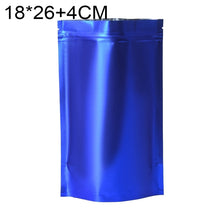Load image into Gallery viewer, 100 PCS/Set Matte Aluminum Foil Snack Stand-up Pouch, 14x20+4cm, 15x22+4cm, 16x24+4cm, 18x26+4cm