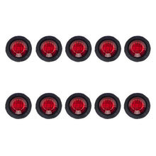 Load image into Gallery viewer, 10 in 1 Truck Trailer LED Round Side Marker Lamp, A5010 Red Light, A5011 Amber Light, A5012 White Light, A5013 Red + Amber Light