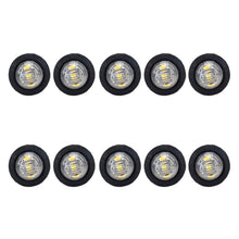 Load image into Gallery viewer, 10 in 1 Truck Trailer LED Round Side Marker Lamp, A5010 Red Light, A5011 Amber Light, A5012 White Light, A5013 Red + Amber Light