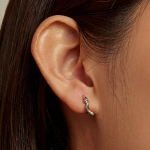 Load image into Gallery viewer, S925 Sterling Silver Snake Ear Buckle Women Earrings, Snake Ear Buckle