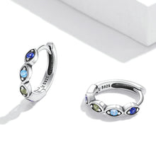 Load image into Gallery viewer, S925 Sterling Silver Devil Eye Zircon Women Earrings, Devil Eye Zircon