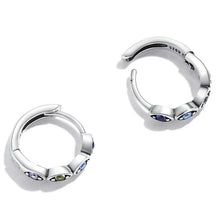 Load image into Gallery viewer, S925 Sterling Silver Devil Eye Zircon Women Earrings, Devil Eye Zircon