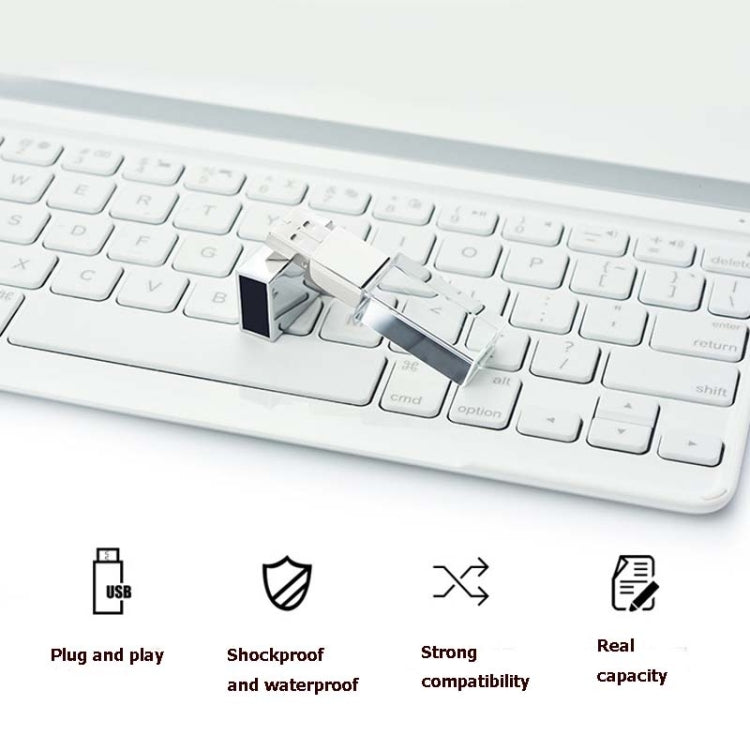 Crystal Flash Light Emitting USB 2.0 Flash Drive Car Music USB Flash Drive, 8GB, 16GB, 32GB, 64GB