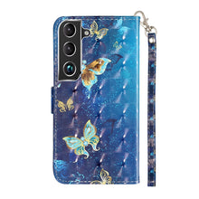 Load image into Gallery viewer, 3D Pattern Horizontal Flip PU Leather Phone Case, For Samsung Galaxy S22 5G, For Samsung Galaxy S22+ 5G, For Samsung Galaxy S22 Ultra 5G