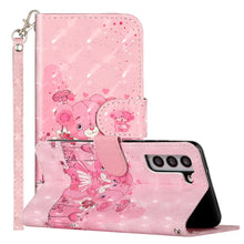 Load image into Gallery viewer, 3D Pattern Horizontal Flip PU Leather Phone Case, For Samsung Galaxy S22 5G, For Samsung Galaxy S22+ 5G, For Samsung Galaxy S22 Ultra 5G