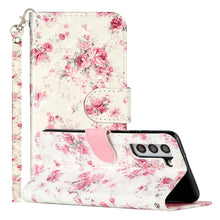 Load image into Gallery viewer, 3D Pattern Horizontal Flip PU Leather Phone Case, For Samsung Galaxy S22 5G, For Samsung Galaxy S22+ 5G, For Samsung Galaxy S22 Ultra 5G