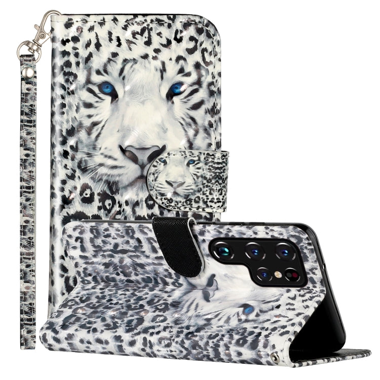 3D Pattern Horizontal Flip PU Leather Phone Case, For Samsung Galaxy S22 5G, For Samsung Galaxy S22+ 5G, For Samsung Galaxy S22 Ultra 5G