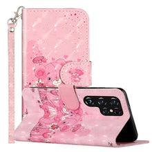 Load image into Gallery viewer, 3D Pattern Horizontal Flip PU Leather Phone Case, For Samsung Galaxy S22 5G, For Samsung Galaxy S22+ 5G, For Samsung Galaxy S22 Ultra 5G