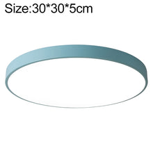 Load image into Gallery viewer, Macaron LED Round Ceiling Lamp, 3-Colors Light, 23cm, 30cm, 40cm, 50cm, 60cm, 78cm