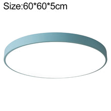 Load image into Gallery viewer, Macaron LED Round Ceiling Lamp, 3-Colors Light, 23cm, 30cm, 40cm, 50cm, 60cm, 78cm