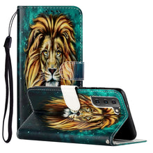 Load image into Gallery viewer, Oil Embossed Pattern PU Leather Phone Case, For Samsung Galaxy S22 5G, For Samsung Galaxy S22+ 5G, For Samsung Galaxy S22 Ultra 5G