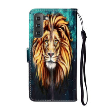 Load image into Gallery viewer, Oil Embossed Pattern PU Leather Phone Case, For Samsung Galaxy S22 5G, For Samsung Galaxy S22+ 5G, For Samsung Galaxy S22 Ultra 5G