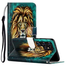 Load image into Gallery viewer, Oil Embossed Pattern PU Leather Phone Case, For Samsung Galaxy S22 5G, For Samsung Galaxy S22+ 5G, For Samsung Galaxy S22 Ultra 5G