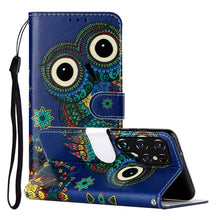 Load image into Gallery viewer, Oil Embossed Pattern PU Leather Phone Case, For Samsung Galaxy S22 5G, For Samsung Galaxy S22+ 5G, For Samsung Galaxy S22 Ultra 5G