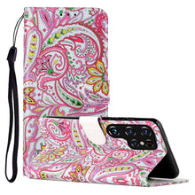 Load image into Gallery viewer, Oil Embossed Pattern PU Leather Phone Case, For Samsung Galaxy S22 5G, For Samsung Galaxy S22+ 5G, For Samsung Galaxy S22 Ultra 5G