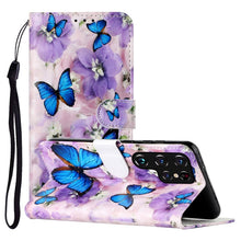 Load image into Gallery viewer, Oil Embossed Pattern PU Leather Phone Case, For Samsung Galaxy S22 5G, For Samsung Galaxy S22+ 5G, For Samsung Galaxy S22 Ultra 5G