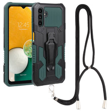 Load image into Gallery viewer, Armor Warrior Shockproof PC + TPU Lanyard Phone Case, For Samsung Galaxy A13 5G, For Infinix Hot 11, For Infinix Hot 11s, For Infinix Note 10 Pro, For Infinix Smart 6
