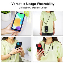 Load image into Gallery viewer, Armor Warrior Shockproof PC + TPU Lanyard Phone Case, For Samsung Galaxy A13 5G, For Infinix Hot 11, For Infinix Smart 6