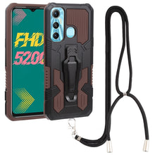 Load image into Gallery viewer, Armor Warrior Shockproof PC + TPU Lanyard Phone Case, For Samsung Galaxy A13 5G, For Infinix Hot 11, For Infinix Hot 11s, For Infinix Note 10 Pro, For Infinix Smart 6