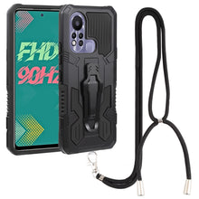 Load image into Gallery viewer, Armor Warrior Shockproof PC + TPU Lanyard Phone Case, For Samsung Galaxy A13 5G, For Infinix Hot 11, For Infinix Hot 11s, For Infinix Note 10 Pro, For Infinix Smart 6