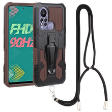 Load image into Gallery viewer, Armor Warrior Shockproof PC + TPU Lanyard Phone Case, For Samsung Galaxy A13 5G, For Infinix Hot 11, For Infinix Hot 11s, For Infinix Note 10 Pro, For Infinix Smart 6