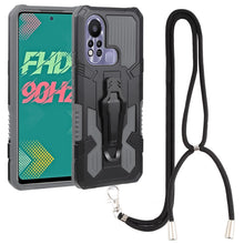 Load image into Gallery viewer, Armor Warrior Shockproof PC + TPU Lanyard Phone Case, For Samsung Galaxy A13 5G, For Infinix Hot 11, For Infinix Hot 11s, For Infinix Note 10 Pro, For Infinix Smart 6