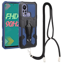Load image into Gallery viewer, Armor Warrior Shockproof PC + TPU Lanyard Phone Case, For Samsung Galaxy A13 5G, For Infinix Hot 11, For Infinix Hot 11s, For Infinix Note 10 Pro, For Infinix Smart 6