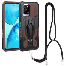 Load image into Gallery viewer, Armor Warrior Shockproof PC + TPU Lanyard Phone Case, For Samsung Galaxy A13 5G, For Infinix Hot 11, For Infinix Hot 11s, For Infinix Note 10 Pro, For Infinix Smart 6