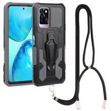 Load image into Gallery viewer, Armor Warrior Shockproof PC + TPU Lanyard Phone Case, For Samsung Galaxy A13 5G, For Infinix Hot 11, For Infinix Hot 11s, For Infinix Note 10 Pro, For Infinix Smart 6