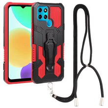 Load image into Gallery viewer, Armor Warrior Shockproof PC + TPU Lanyard Phone Case, For Samsung Galaxy A13 5G, For Infinix Hot 11, For Infinix Hot 11s, For Infinix Note 10 Pro, For Infinix Smart 6