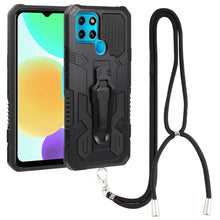 Load image into Gallery viewer, Armor Warrior Shockproof PC + TPU Lanyard Phone Case, For Samsung Galaxy A13 5G, For Infinix Hot 11, For Infinix Hot 11s, For Infinix Note 10 Pro, For Infinix Smart 6