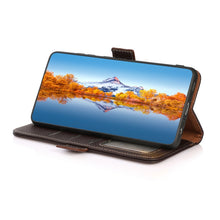 Load image into Gallery viewer, KHAZNEH Side-Magnetic Litchi Genuine Leather RFID Phone Case, For Xiaomi Mi 11 Lite 5G / Mi 11 Lite, For Xiaomi Mi 11, For Xiaomi Mi 11T / Mi 11T Pro, For Xiaomi Redmi Note 10 5G, For Xiaomi Redmi Note 10 Pro, For Xiaomi Redmi K40 Pro / Poco F3        ...