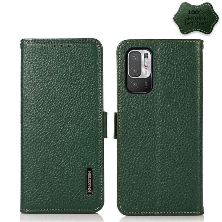 KHAZNEH Side-Magnetic Litchi Genuine Leather RFID Phone Case, For Xiaomi Mi 10S, For Xiaomi Mi 10T Lite 5G, For Xiaomi Mi 10T 5G, For Xiaomi Mi 11 Lite 5G / Mi 11 Lite, For Xiaomi Mi 11 Pro, For Xiaomi Mi 11 Ultra, For Xiaomi Mi 11                     ...