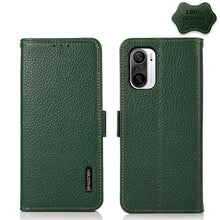 Load image into Gallery viewer, KHAZNEH Side-Magnetic Litchi Genuine Leather RFID Phone Case, For Xiaomi Mi 10S, For Xiaomi Mi 10T Lite 5G, For Xiaomi Mi 10T 5G, For Xiaomi Mi 11 Lite 5G / Mi 11 Lite, For Xiaomi Mi 11 Pro, For Xiaomi Mi 11 Ultra, For Xiaomi Mi 11                     ...