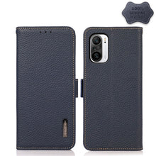 Load image into Gallery viewer, KHAZNEH Side-Magnetic Litchi Genuine Leather RFID Phone Case, For Xiaomi Mi 10S, For Xiaomi Mi 10T Lite 5G, For Xiaomi Mi 10T 5G, For Xiaomi Mi 11 Lite 5G / Mi 11 Lite, For Xiaomi Mi 11 Pro, For Xiaomi Mi 11 Ultra, For Xiaomi Mi 11                     ...