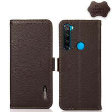 Load image into Gallery viewer, KHAZNEH Side-Magnetic Litchi Genuine Leather RFID Phone Case, For Xiaomi Mi 10S, For Xiaomi Mi 10T Lite 5G, For Xiaomi Mi 10T 5G, For Xiaomi Mi 11 Lite 5G / Mi 11 Lite, For Xiaomi Mi 11 Pro, For Xiaomi Mi 11 Ultra, For Xiaomi Mi 11                     ...