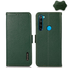 Load image into Gallery viewer, KHAZNEH Side-Magnetic Litchi Genuine Leather RFID Phone Case, For Xiaomi Mi 10S, For Xiaomi Mi 10T Lite 5G, For Xiaomi Mi 10T 5G, For Xiaomi Mi 11 Lite 5G / Mi 11 Lite, For Xiaomi Mi 11 Pro, For Xiaomi Mi 11 Ultra, For Xiaomi Mi 11                     ...