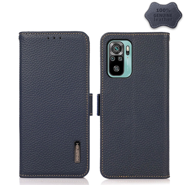 KHAZNEH Side-Magnetic Litchi Genuine Leather RFID Phone Case, For Xiaomi Mi 10S, For Xiaomi Mi 10T Lite 5G, For Xiaomi Mi 10T 5G, For Xiaomi Mi 11 Lite 5G / Mi 11 Lite, For Xiaomi Mi 11 Pro, For Xiaomi Mi 11 Ultra, For Xiaomi Mi 11                     ...